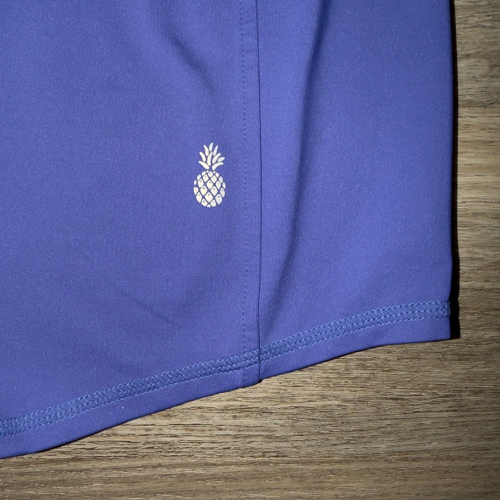 Tommy Bahama IslandZone Blue Sleeveless Golf Dress Quarter Zip Medium - Picture 2 of 8